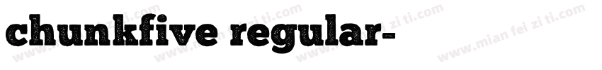 chunkfive regular字体转换